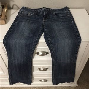 Boot cut jeans stretch